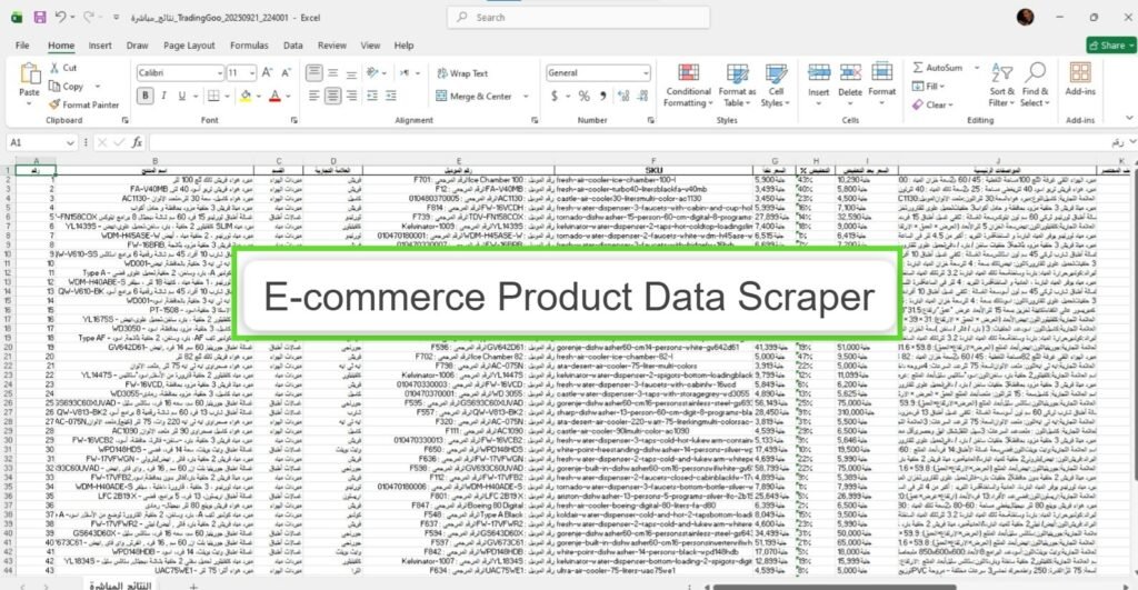 Ecommerce Product Data Scraper