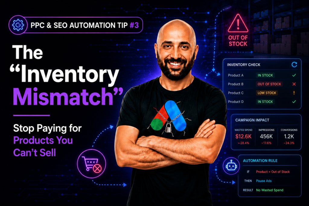 PPC & SEO Automation Tip #3 - The "Inventory Mismatch": Stop Paying for Products You Can't Sell