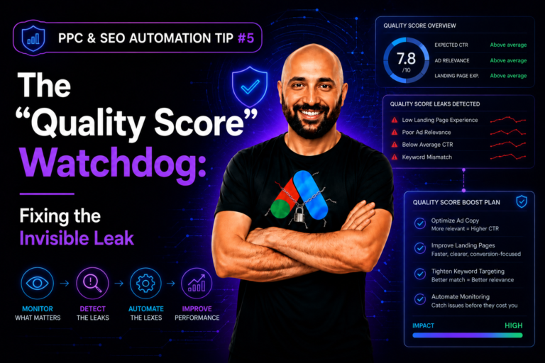 PPC & SEO Automation Tip #5 - The “Quality Score” Watchdog Fixing the Invisible Leak